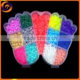 New love plastic foot box diy hama beads