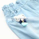 Wholesale Cartoon Cat Baby Girl Clothes 2016 New Summer Girl Light Color Jeans Lovely Little Girl Jeans thumbnail-4