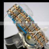 High Quality Men Watches Luxury Stainless Steel With Rose Gold Bezel Sapphire Crystal and Metal Band thumbnail-4