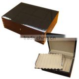 unfinished high gloss wooden pen box