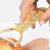 Transparent ABS+S/S 15.7*7 Hot Seal Creative Peeler/vegetable&fruit Peeler/lovely Potato Peeler/apple Peeler thumbnail-1