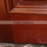 China Supplier Tempered Glass Sliding Wood Door Teak Wood Double Door Design thumbnail-3