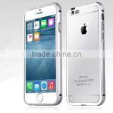 Transparent Acrylic Arc Back Cover With Multi Color Metal Bumper Cell Phone Cases for Iphone6 6plus thumbnail-3