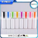 New design cylinder shape mini portable power bank