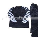 Long Sleeve Soccer Jersey Goalkeeper Uniform Wholesale Stripe Style thumbnail-2