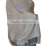 Two-tone Color Pashmina Scarf thumbnail-5