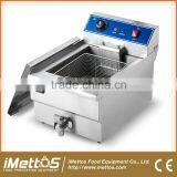 2015 iMettos hotsale Counter top electric fryers with Oil dravin valve