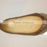 2016 New Natural Wood Root Fruit Plate With Tree Bark thumbnail-2