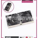 Romantic Branded Snake Pattern Ladies Wallet With Metal Closure thumbnail-1