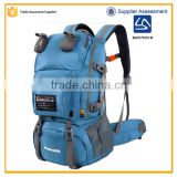 Hot sale 45L Nylon distribute large capacity trekking bag,portable hiking backpack