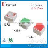 19X19 Key Switch LED Illuminated Pushbutton Switch thumbnail-3