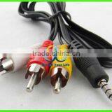 3.5mm AV A/V Audio Video TV Cable/Cord/Lead for Flip Camcorder Camera