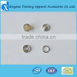 Antique Silver Pearl Prong Snap Button