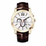 Europe style chronograph fancy sport stainless steel quartz watch