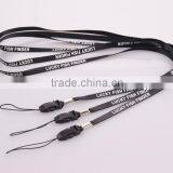 High Quality Black Mobile Phone Lanyard, Cell Phone Lanyard, Customized Lanyard thumbnail-1