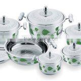 12pcs Set Enamel Paint for Stainless Steel Parini Cookware/turkish Cookware