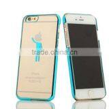 2014 New pc Electroplating Case for Iphone 6 , Laser Etching Case for Iphone 6 thumbnail-2