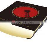 CB,CE,EMC,ROHS,GS,ETL Stainless Steel Body Schott Ceran Ceramic Hob Handle Electric Infrared Cooker Price Supplier's Choice