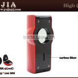 High Grade Touch Carbon Fiber 4 Flame Cigar Lighter With Box Quality Choice thumbnail-3