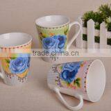Best Selling Porcelain Coffee Mug Ceramic V Shape Mugs thumbnail-2