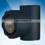 PE100 HDPE Pipe Fitting Copper Female Male Threaded Tee