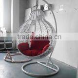00 Balcony Garden Elegant Comfortable Rattan Hanging Swing Egg Chair YPS080 thumbnail-2