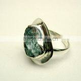 Aquamarine Raw Natural Gemstones Fashion Ring, 925 Solid Sterling Silver Adjustable Rings, Brazilian Aquamarine Rough Gemstones thumbnail-2