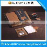 Luxury Gift Notebook Set/pu Leather Hardcover Notebook thumbnail-1