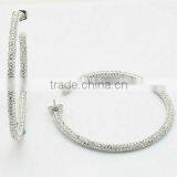 2013 Newest Large Crystal Hoop Earring Design