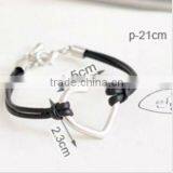 2012 European And American Fashion Bracelet Leather Bangles For Women Charm Bangles&Bracelet Jewelry thumbnail-1