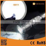 POPPAS 6611 StarryLight Rechargeable Self Defense Flashlight With USB Charger