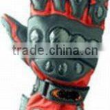 DL-1505 Leather Motorbike Racing Gloves , Leather Motorcycle Gloves , Sports Gloves