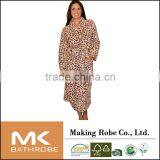 Women's Fun Prints Fleece Robes thumbnail-1