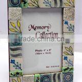 Hand Worked Ceramic / Glass Tiles Ftd. Murano Inspired Designer Photo Frame Collections - Photo 4" x 6" ( 10 x 15 Cm.) thumbnail-3