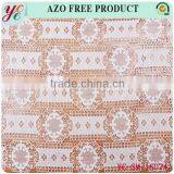 Classical White Round State Flower Chemical Lace Embroidery Fabric for Women