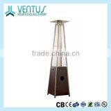 High Efficiency Floor Standing Outdoor Triangle outdoor glass tube gas patio heater ,VH-P03