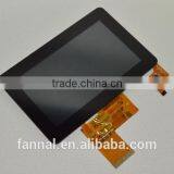 4.3 Inch TFT LCD With Muti Touch ITO Coated IIC or USB Interface