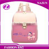 Wholesale Fashion Beauty Lady Leather Bags Backpacks Leather Laptop Backpack thumbnail-5