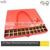 Beautiful Handmade Red Rectangle Black Chocolate Box thumbnail-4