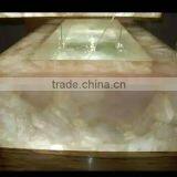 Chian Luxury Renovation White Lighted Onyx Bar Top thumbnail-4