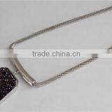 Women Female Fashion Necklace New Design 24k Rhodium Necklace for Women thumbnail-5