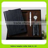 16024 Fancy Leather Office Stationery Notebook Pen Gift Set