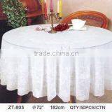 LACE PVC TABLECLOTH ZT-803 RD182CM