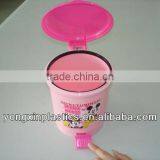 Plastic Home Mini Garbagecan With Lip