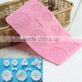 Lace Embossing DIY Cake Fondant Decorating Mold Premium Silicone Lace Molds thumbnail-1