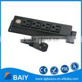 Factory Supply 3 Meter Plug Wire Universal Electrical Wall Desktop Socket for Home Furniture thumbnail-1