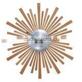 Bamboo Decorative Sunshape High Quality Wall Clock