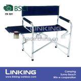 Aluminum Director Chair With Cup Plate Lightweight