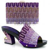 2016 Top Grade Ladies Evening Handbag and Slippers Women's Shoes High Quality Guarantee 4 Different Colors