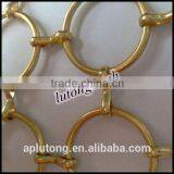 Carbon Steel Metal Ring Mesh With Silver or Gold Colors